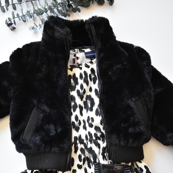 Faux fur toddler jacket - Picture 2 of 3